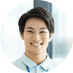 爽やかな男性